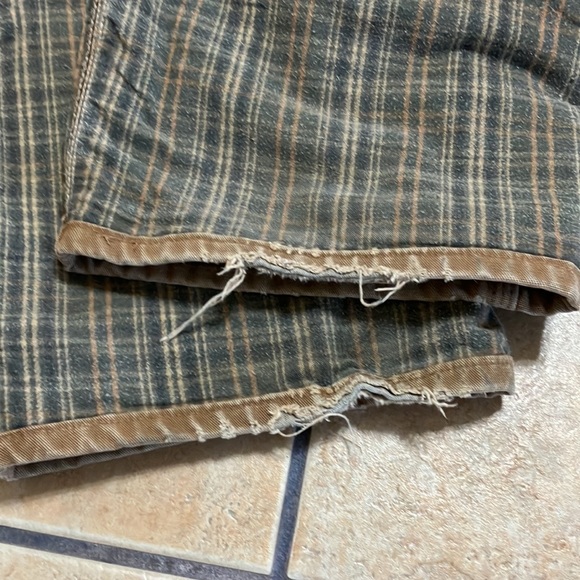 CARHARTT CANVAS DUCK FABRIC WITH FLANNEL LINING GOOD CONDITION, MENS 42x32 - Picture 7 of 9